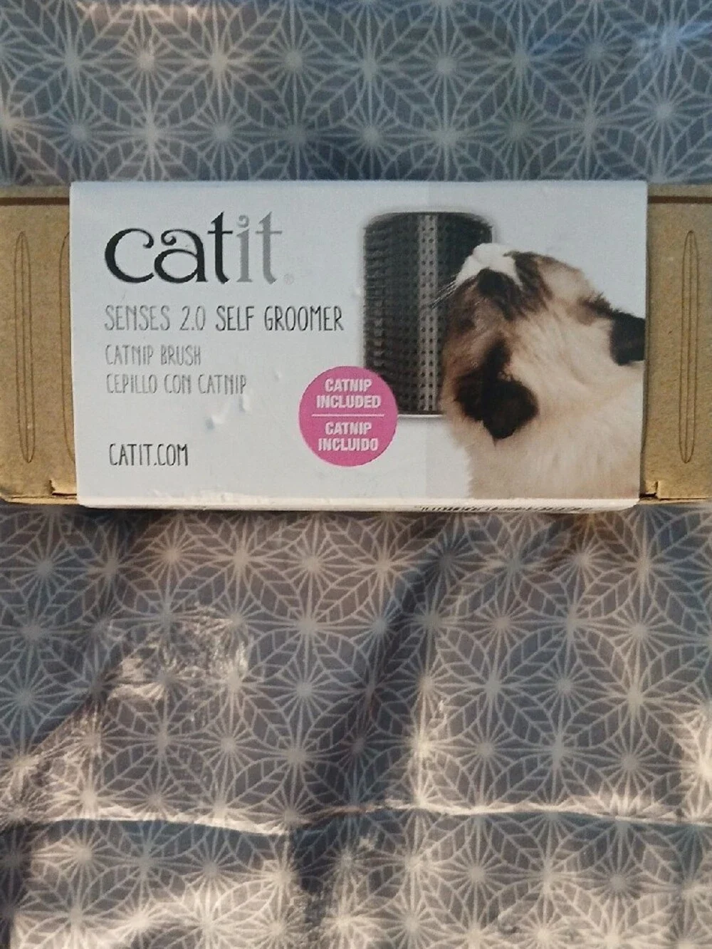 Catit Gray Senses 2.0 Self Groomer with Catnip